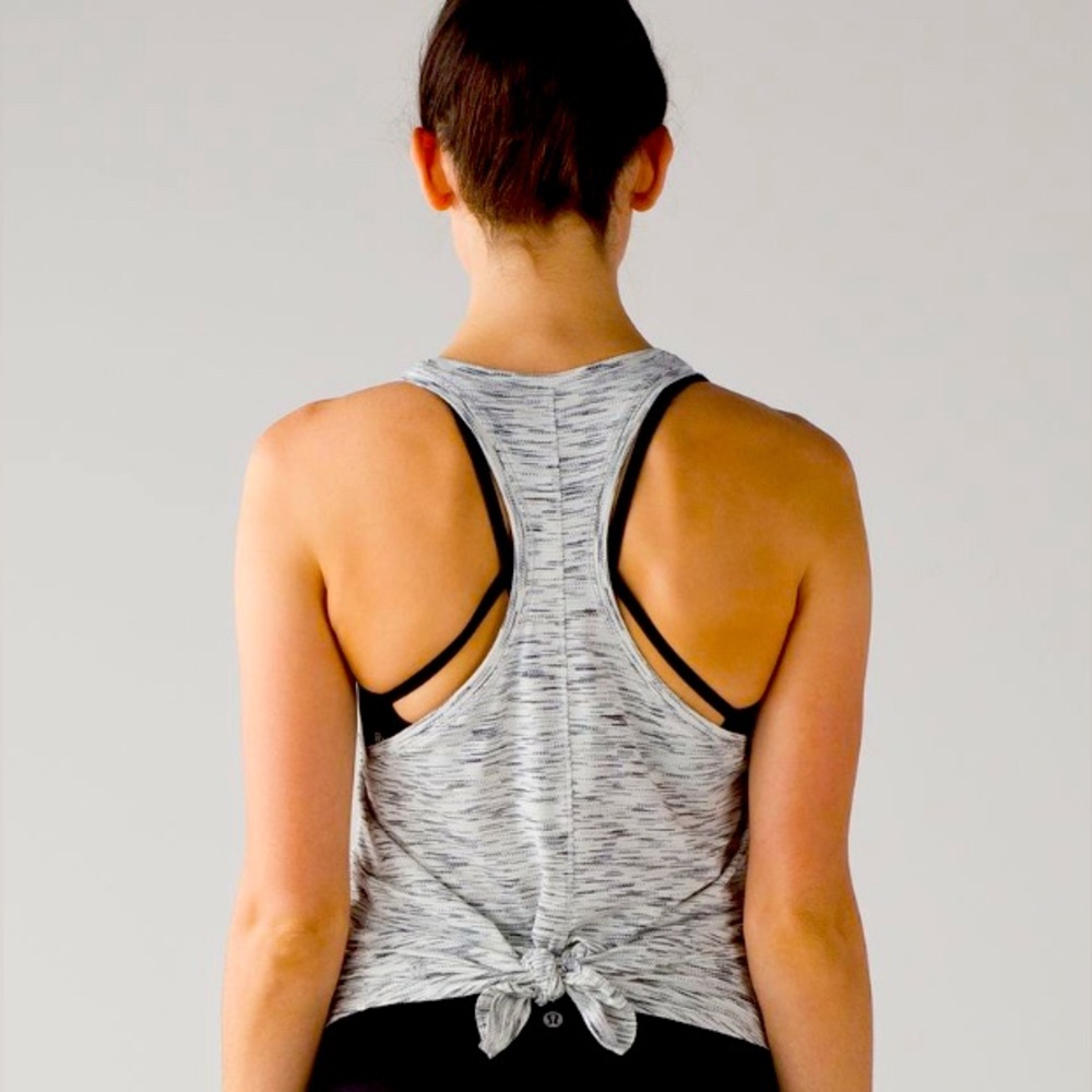 Lululemon Tie It Up Singlet Tank Tiger Space Dye Luon